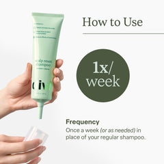 Divi shampoo with minerals being neutralized against hard water