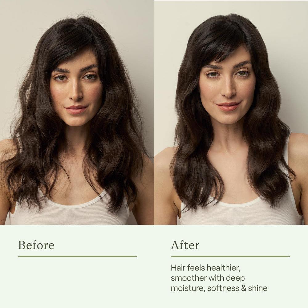 Divi Hydrating Conditioner pour close-up highlighting soothing botanical extracts.