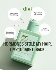 Divi Scalp Serum clear scalp scene suggests refreshing daily care