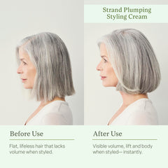 Close-up of creamy texture from Divi Strand Styling Cream.