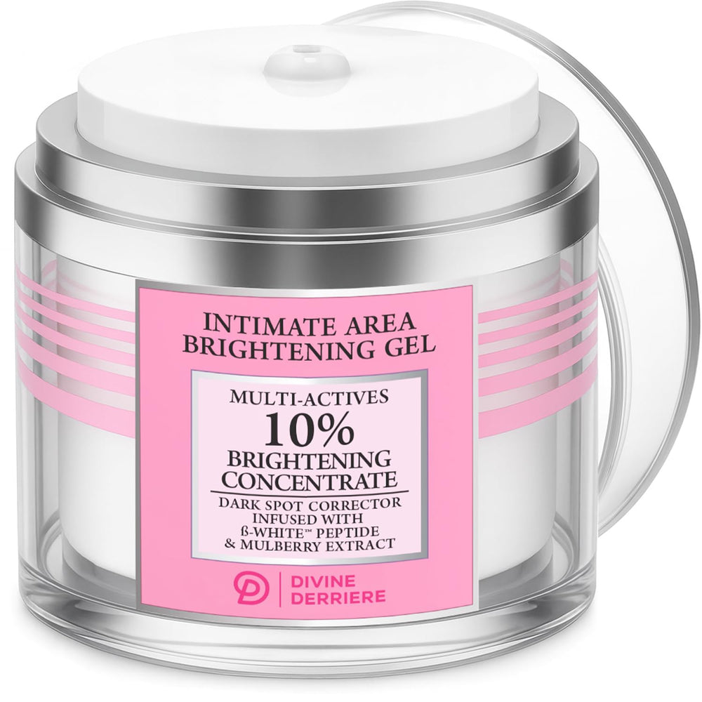 Divine Derriere jar dark spot remover for intimate areas offers gentle brightening