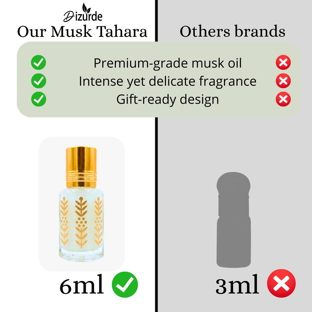 Dizurde Musk Al Tahara layering-use idea to soften strong scents.