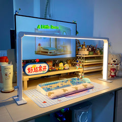 DLITISH shadow-free workspace with wide illumination for nails.