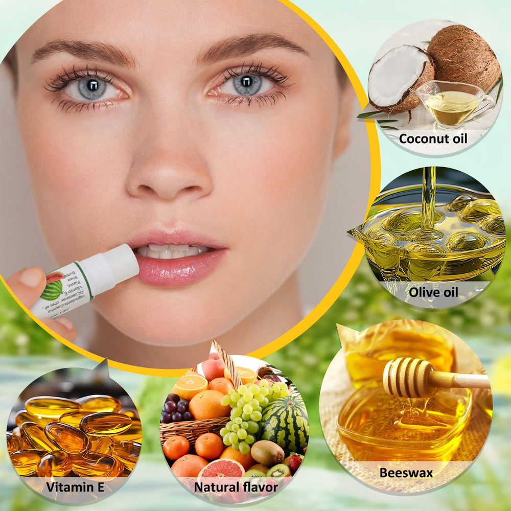 DMSKY lip balm with natural ingredients and no petroleum, gluten, or parabens