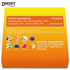 Dmsky SPF lip balm eight flavors pack offering daily variety.