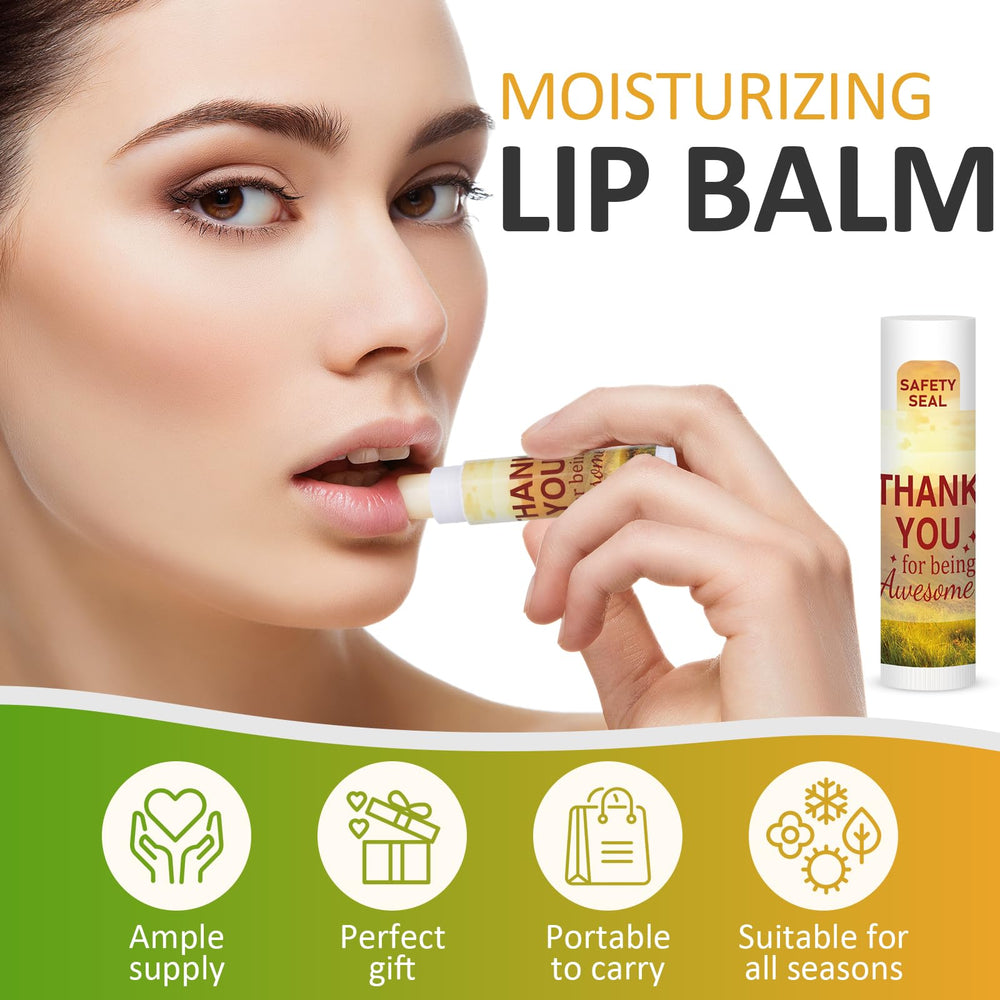 DMSKY lip balm featuring a thank you message for personal gifting.