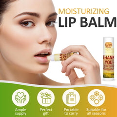 DMSKY lip balm featuring a thank you message for personal gifting.