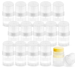 DMuuuDM 15-pack clear twist-up deodorant containers for clean, controlled application.