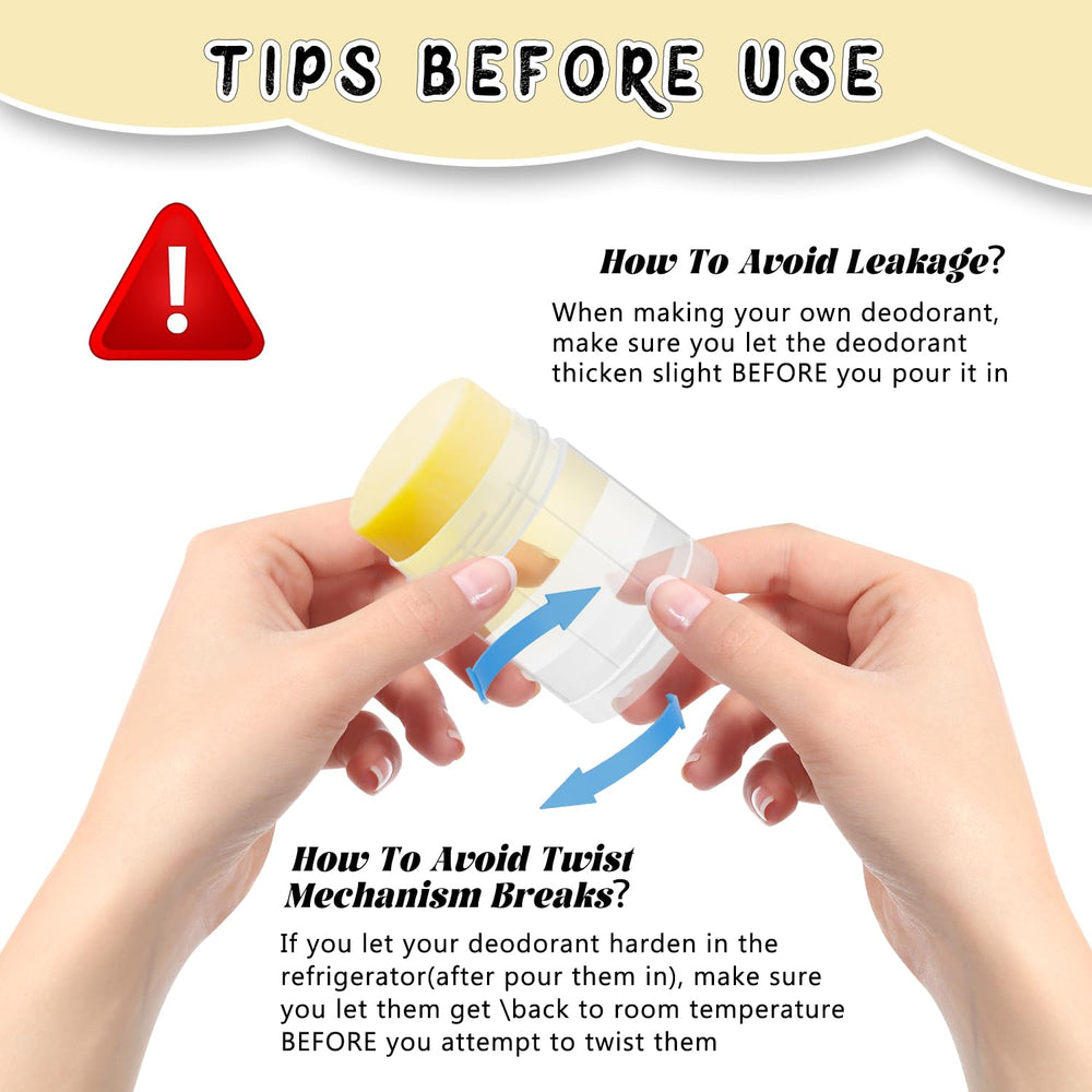 DMuuuDM compact travel-size tubes ideal for on-the-go deodorant and balm sticks.