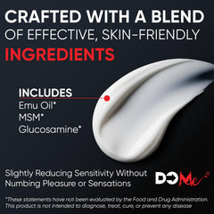 Do Me Delay Cream set on nightstand suggests ready access for spontaneous moments.