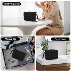 DOB SECHS detachable wrist strap cosmetic bag for versatile travel