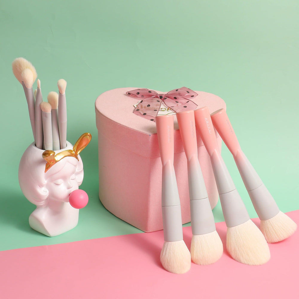 Docolor eyebrow and angle brush shapes brows with control