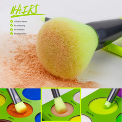 Docolor synthetic bristles close-up reveal soft fibers for gentle makeup.