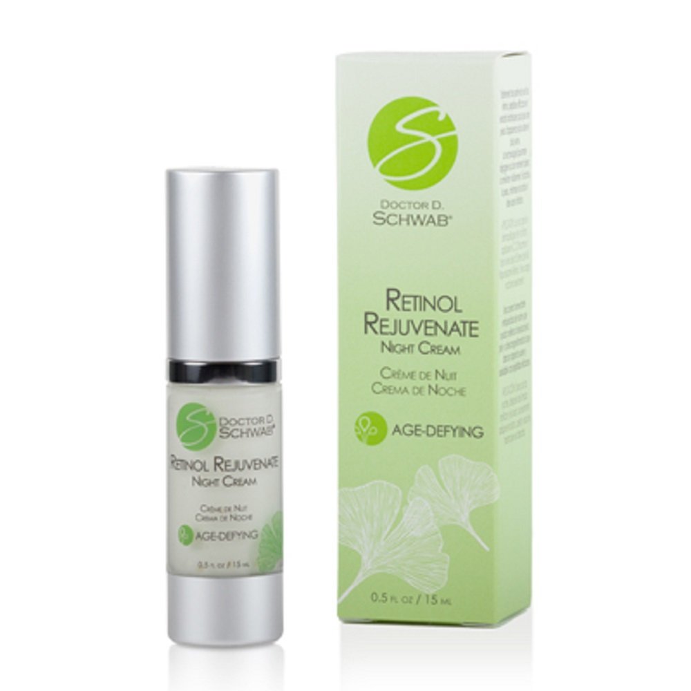 Doctor D. Schwab Retinol Rejuvenate Night Cream jar with rich texture for smoother skin