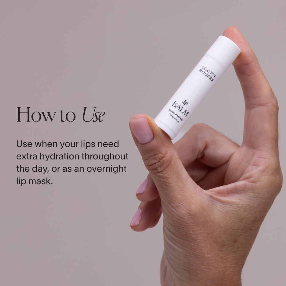 Swirl texture of Doctor Rogers Lip Balm demonstrating smooth, long-lasting hydration