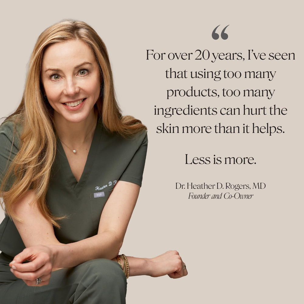 Doctor Rogers Restore Healing Balm dermatologist-created formula signals expert-designed skincare solution.