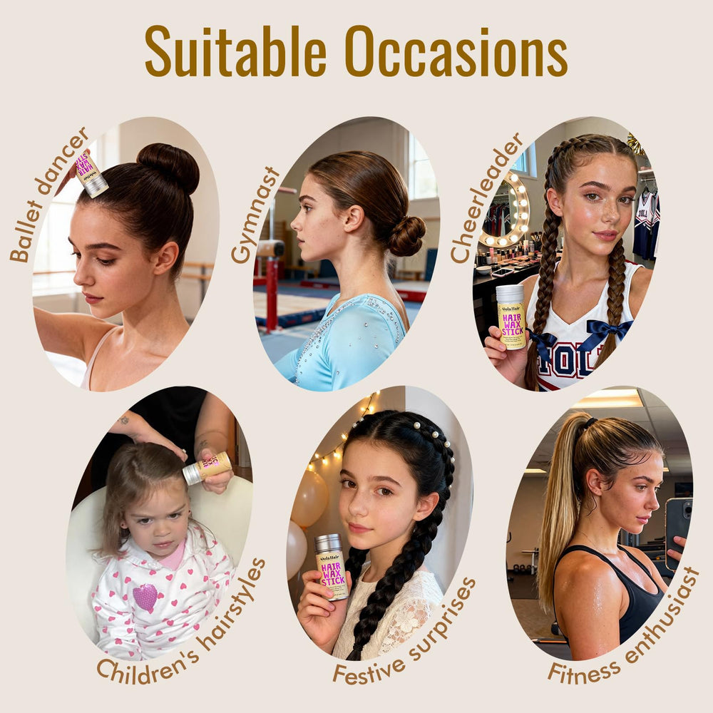 Dolahair wax stick adds a silky, natural-looking shine without heaviness.