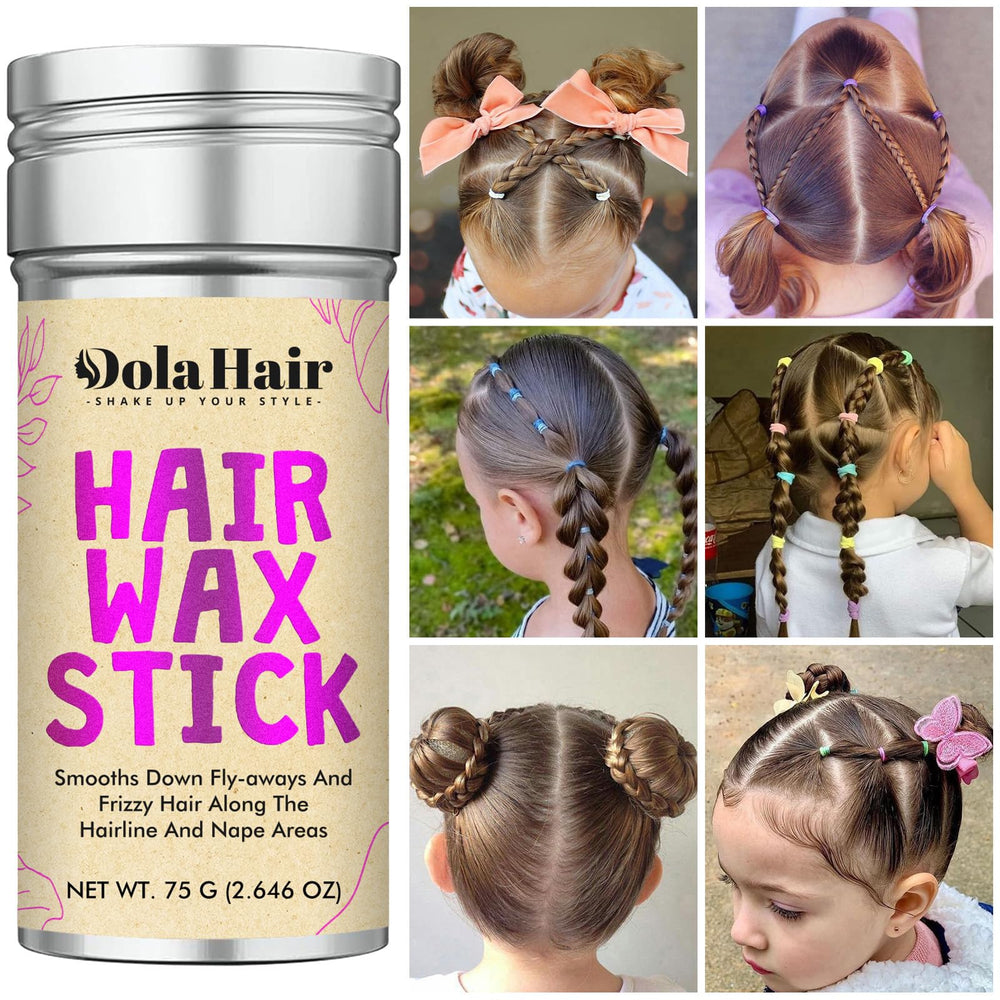 Close-up shows smooth flyaways and frizz reduction along the hairline.