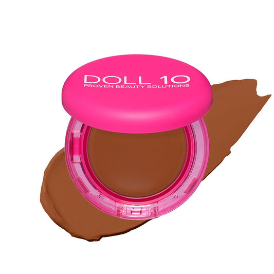DOLL 10 NO Peptide Bounce Balm bottle showing hydrating, blurred finish for mature skin