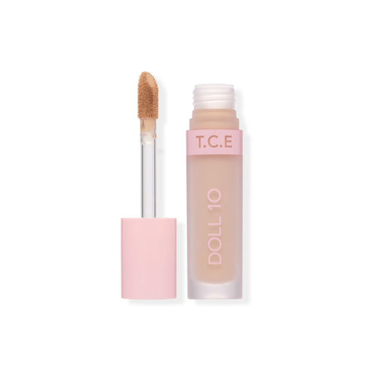 DOLL 10 NO. T.C.E concealer tube with long-wearing coverage.