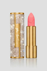 Dolly Beauty Heaven's Kiss lipstick case with rhinestones for luxe on-the-go glamour.