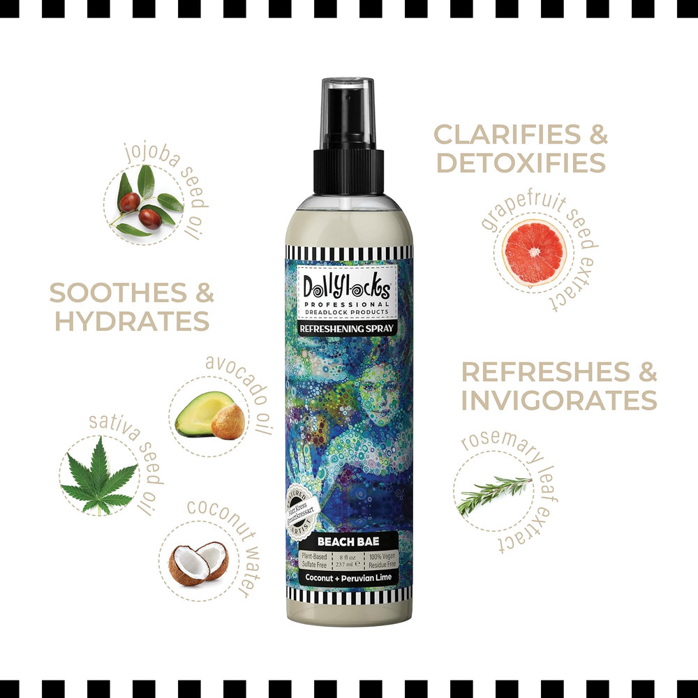 Dollylocks eco-packaging with recycled materials supports sustainable hair care