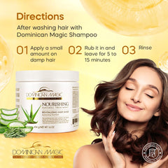 Dominican Magic 16oz jar packaging highlighting generous hydration.