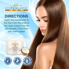 Dominican Magic Detangler Coconut Infused packaging reflects premium salon-inspired care.