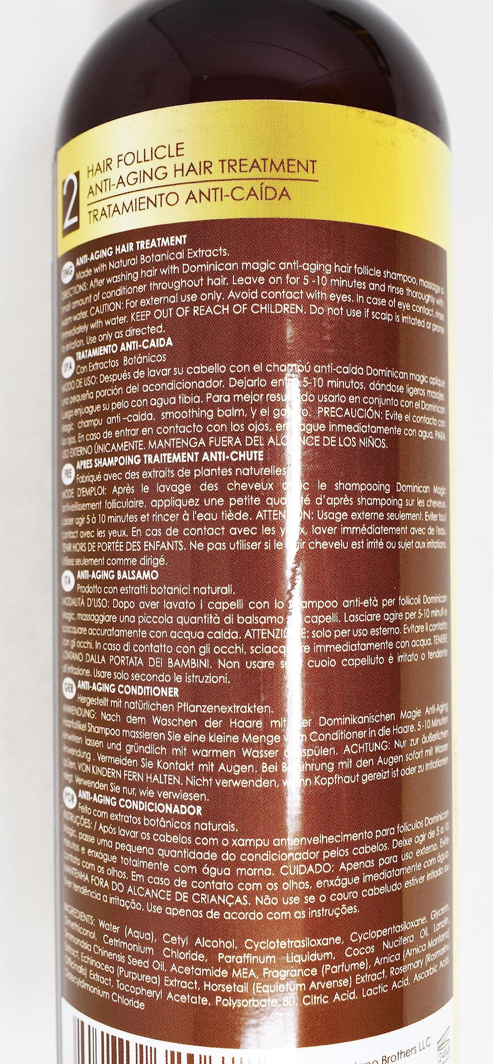 Dominican Magic rosemary oil ingredient highlighting natural scalp care