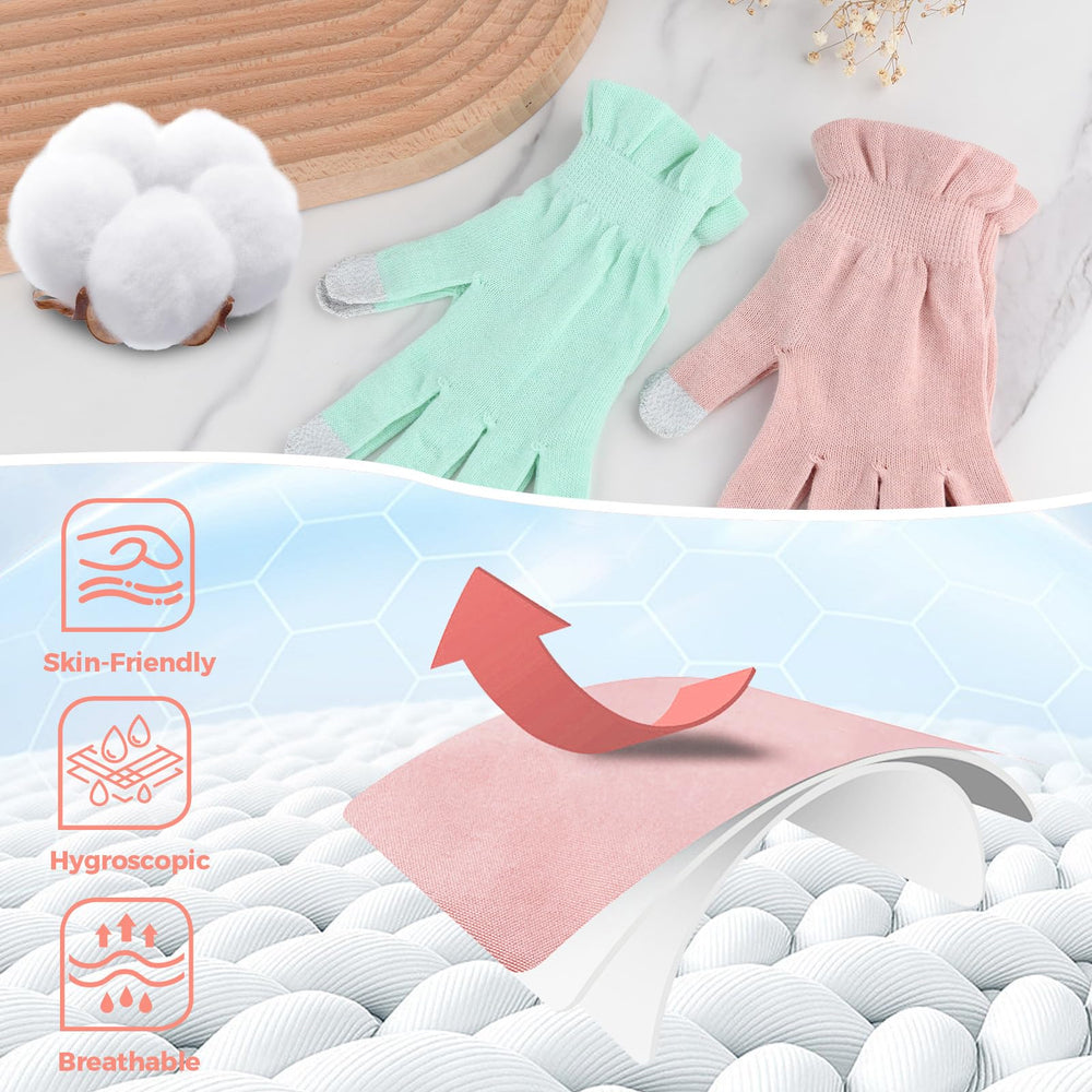 Donfri pink small gloves support daily hand care and night use