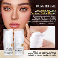 Dong Rhyme Lash Perm Glue Balm helps secure lifts with smooth, durable adhesion