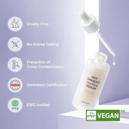 Donginbi LAB 1899 serum in hand demonstrates smooth, non-greasy finish.