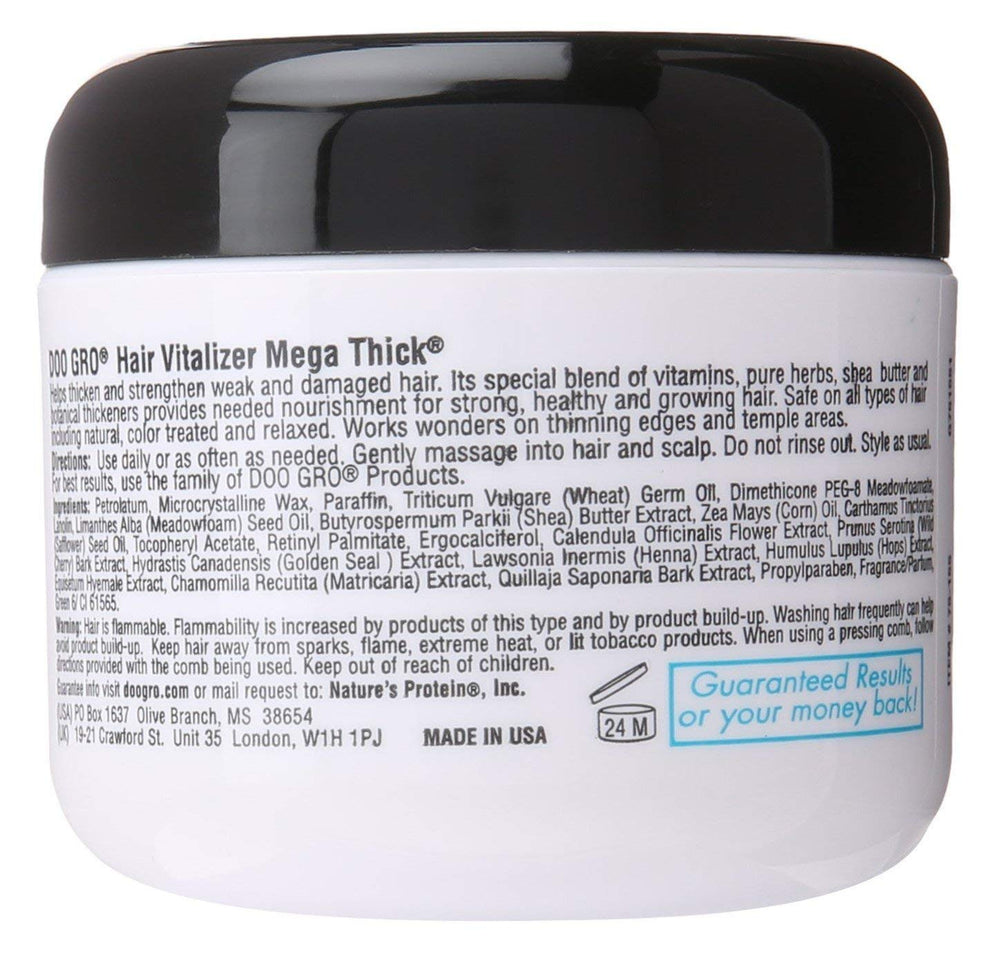 Doo Gro Mega Thick vitalizer being applied via scalp massage for fullness