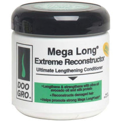 Doo Gro Mega Long Extreme Reconstructor 16 oz bottle, deep conditioning to reduce breakage and dryness.