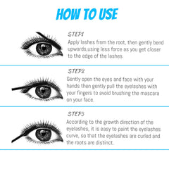 Dootdott Mascara smudge-proof formula stays put.