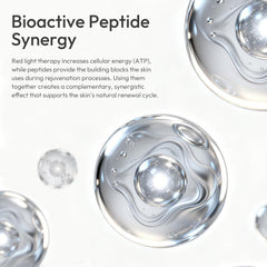 Close-up texture of Dophla serum showing lightweight absorption