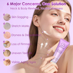 Doracome firming neck cream in jar inviting luxurious daily care