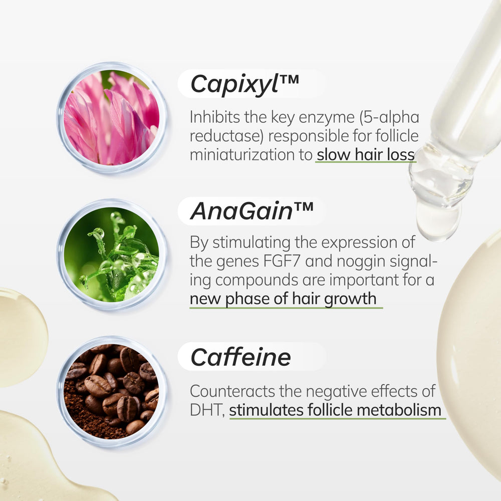 DORPANG serum texture close-up shows fast absorption without grease.