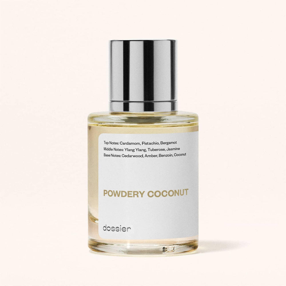 Dossier Powdery Coconut bottle stand, ready for daily or special occasions