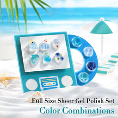 Double Rhythm 15ml gel polish lineup fosters easy color matching for seamless nail art.