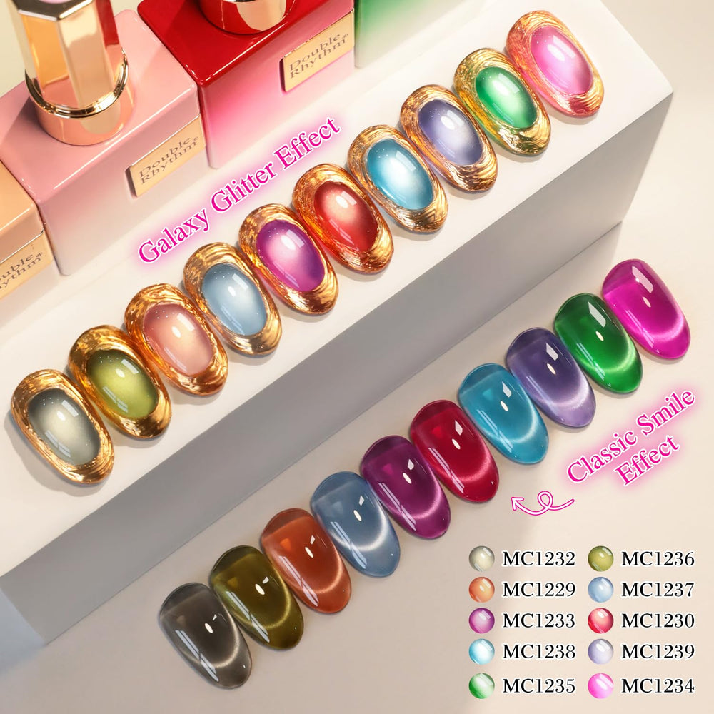 Double Rhythm at-home manicure setup ready for DIY nail art.