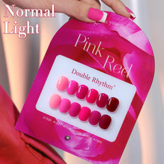 Double Rhythm at-home manicure with six shade options for self-expression.