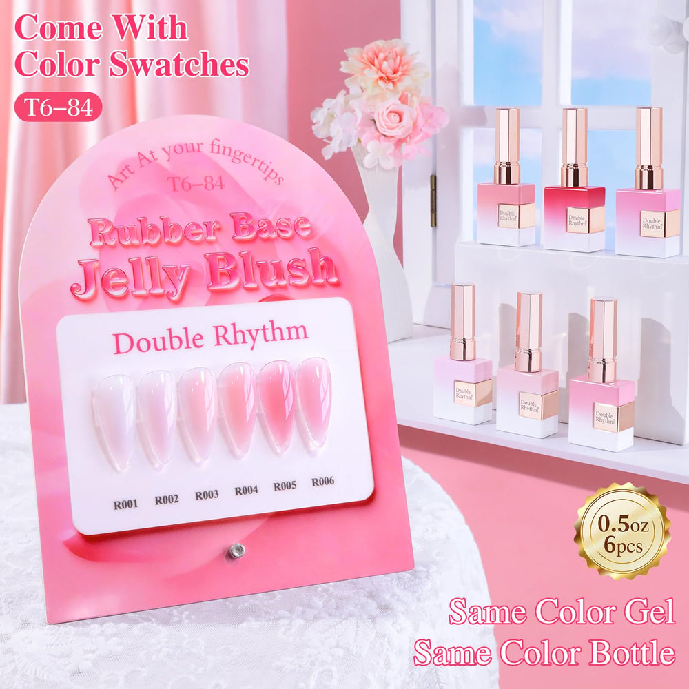 Double Rhythm base gel bottle ready for easy nail prep