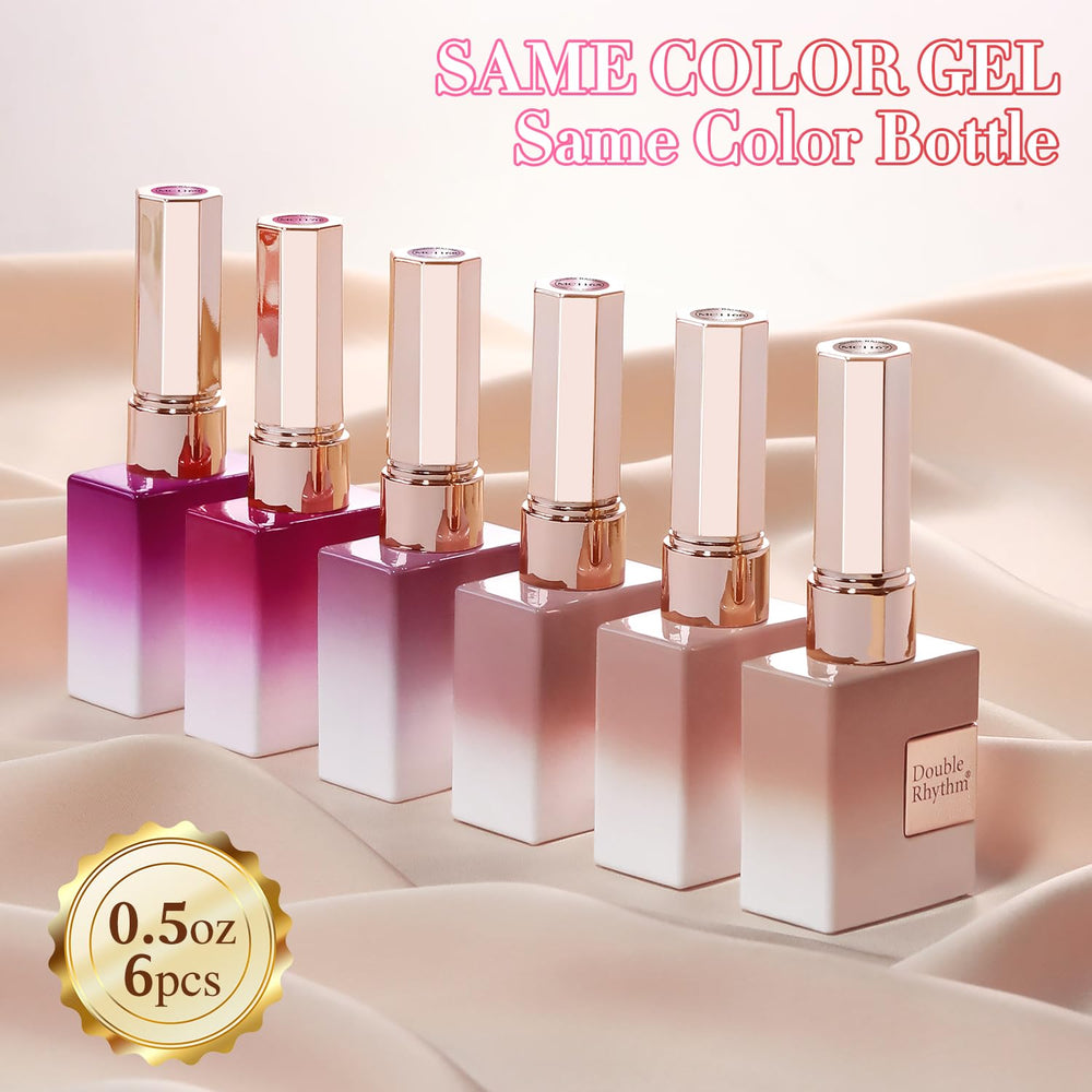 Double Rhythm color swatches included to preview the nude pink shade.