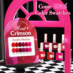 Double Rhythm gel polish bottle close-up ready for easy home application.