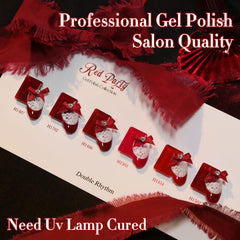 Double Rhythm glossy finish highlighting smooth, even coverage