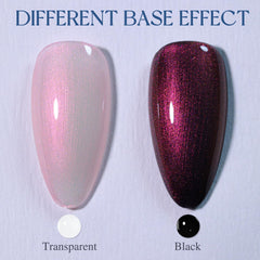 Double Rhythm Purple jelly gel polish for bold style.