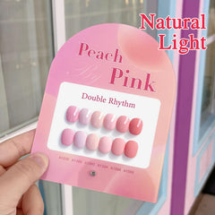 Double Rhythm nails under LED lamp curing in seconds