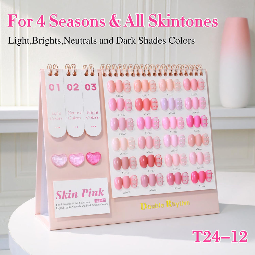 Double Rhythm glitter gel polish close-up highlights a shimmering finish.