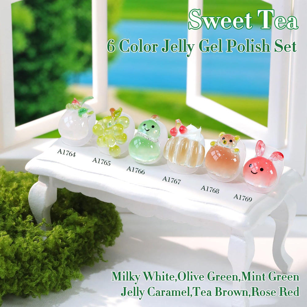 Double Rhythm mint green gel polish ready for quick at-home manicures